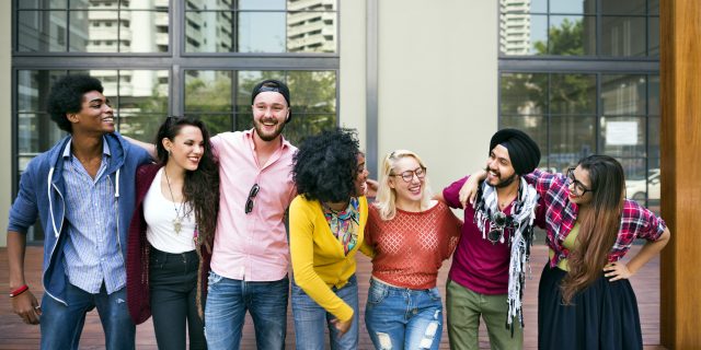 6 Things I Have Learned as a College Student on the Autism Spectrum College students of varied ethic backgrounds linking arms, smiling and laughing.