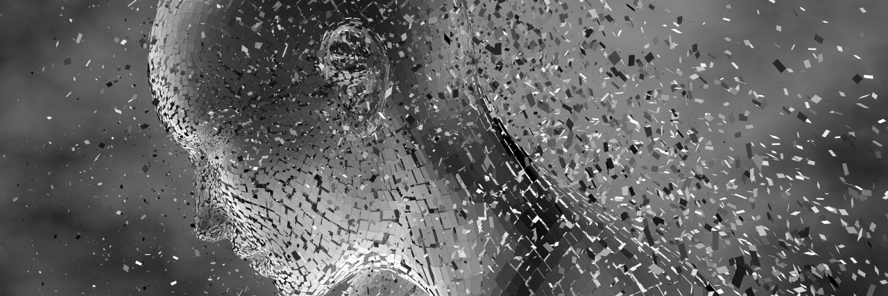 What It's Like to Live as a Young Adult With Misophonia Sad worried shattered woman, anxiety, fear and despair abstract metaphor.