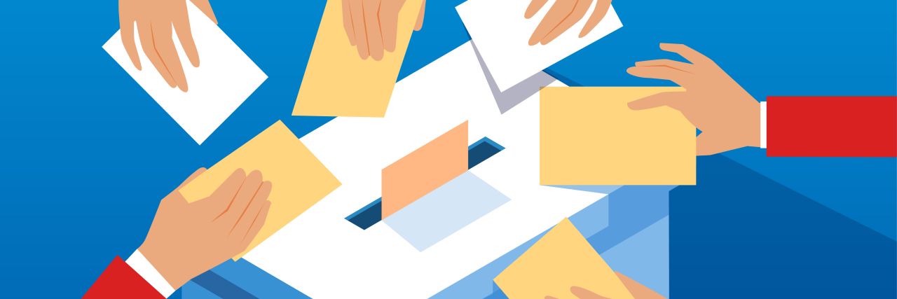 Why Disabled People Should Run for Office Voting hands and ballot box.