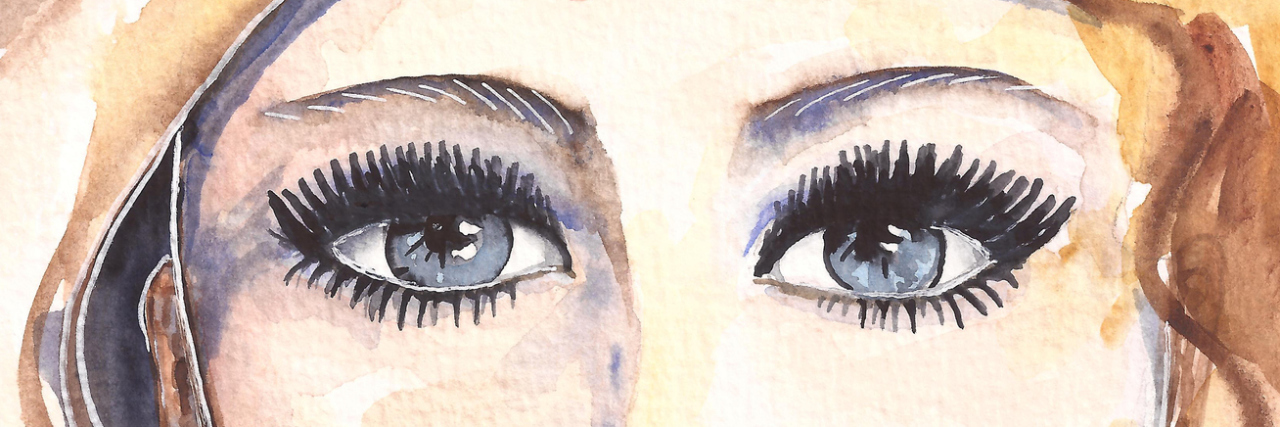 How I Respond to 'How Are You?' When My Health Is Struggling watercolor painting of a woman
