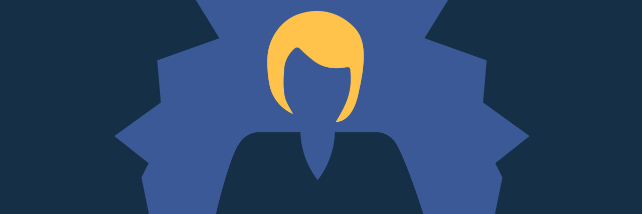 My Struggle to Get a Disability Pension as an Encephalitis Survivor Drawing of a woman being questioned.