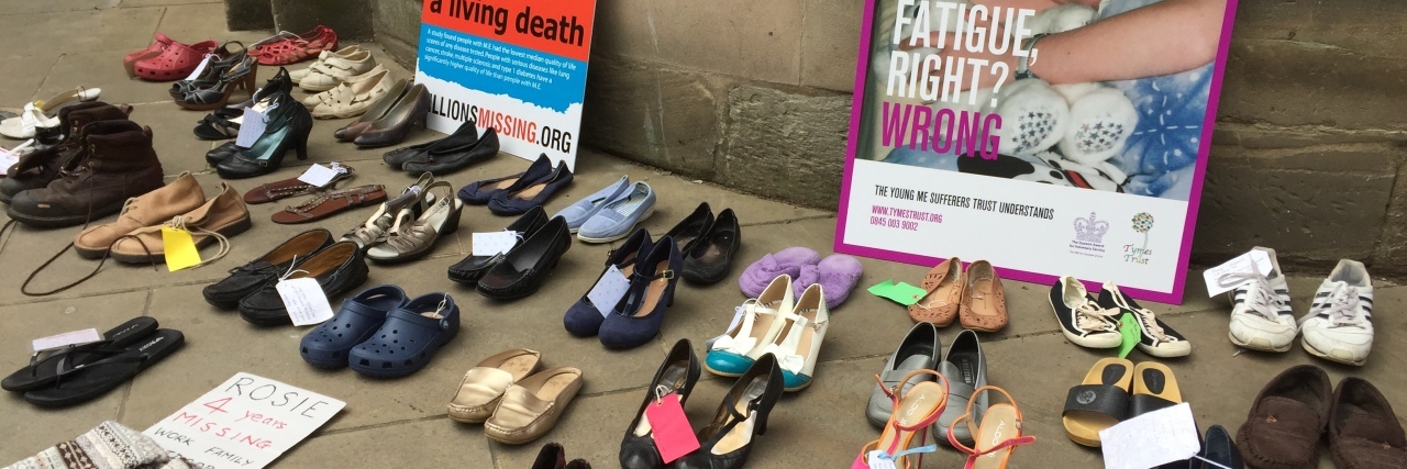 shoes and signs from millions missing in birmingham england