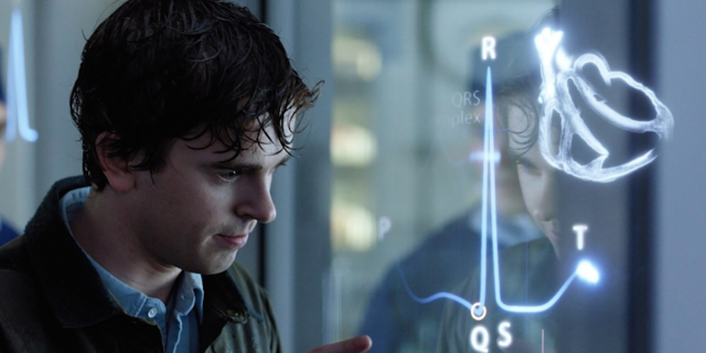 When I Was Diagnosed By My Own Dr. Shaun Murphy  a picture of Freddie Highmore playing Dr. Shaun on "The Good Doctor"