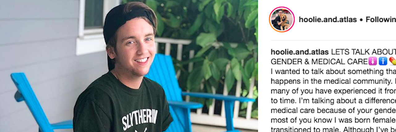 Transgender Man Shares What Health Care Was Like as Female and Male julian gavino's instagram post