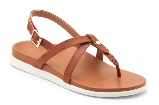 brown strappy sandal