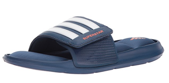 blue adidas slide sandals