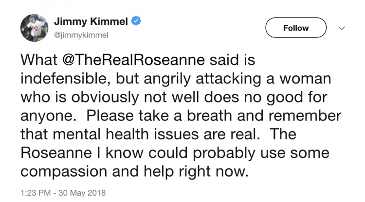 Jimmy Kimmel tweet