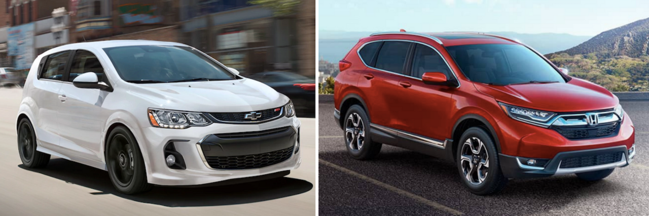 16 Cars People With Illnesses and Disabilities Recommend chevrolet sonic and honda cr-v