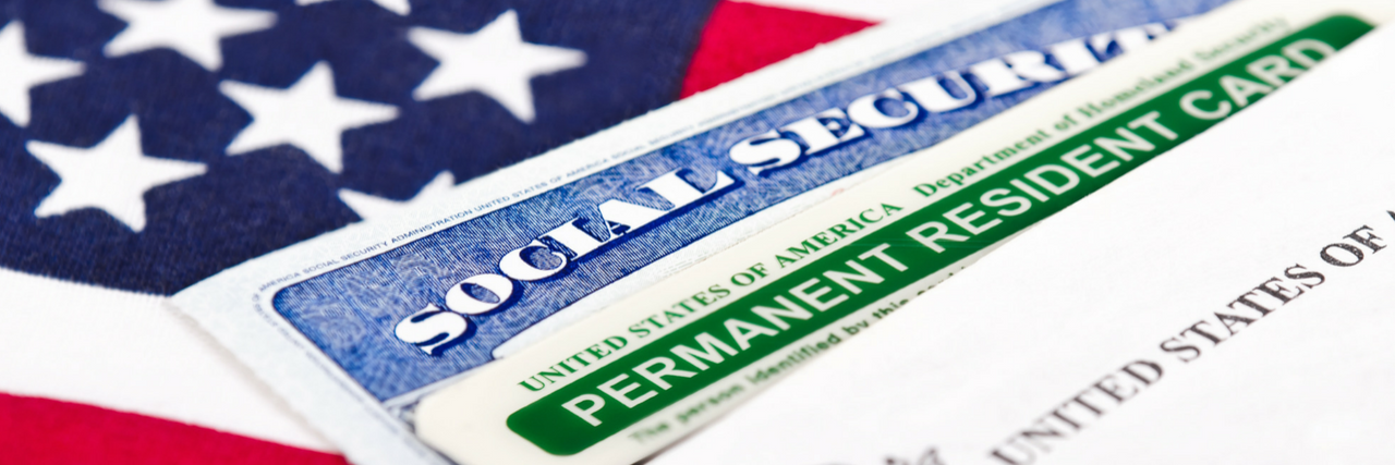 Visa and social security card