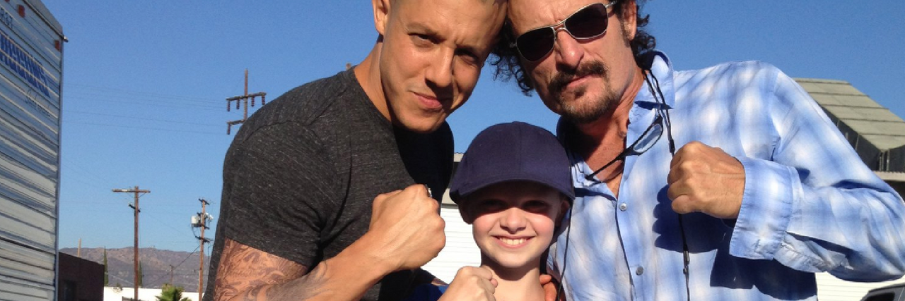 Actor David Labrava Shares 16-Year-Old Son Died by Suicide David Labrava with son Tycho