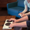 Gamer with disability using the Xbox Adaptive Controller