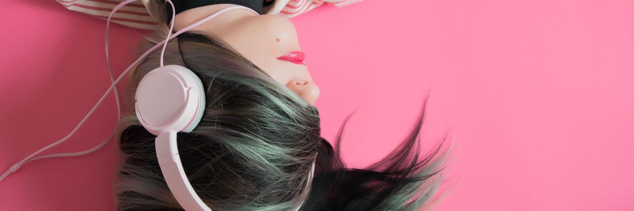 The Song That Perfectly Describes My Life With BPD woman headphones