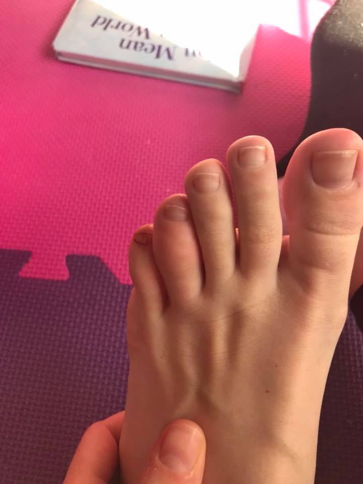 woman's foot