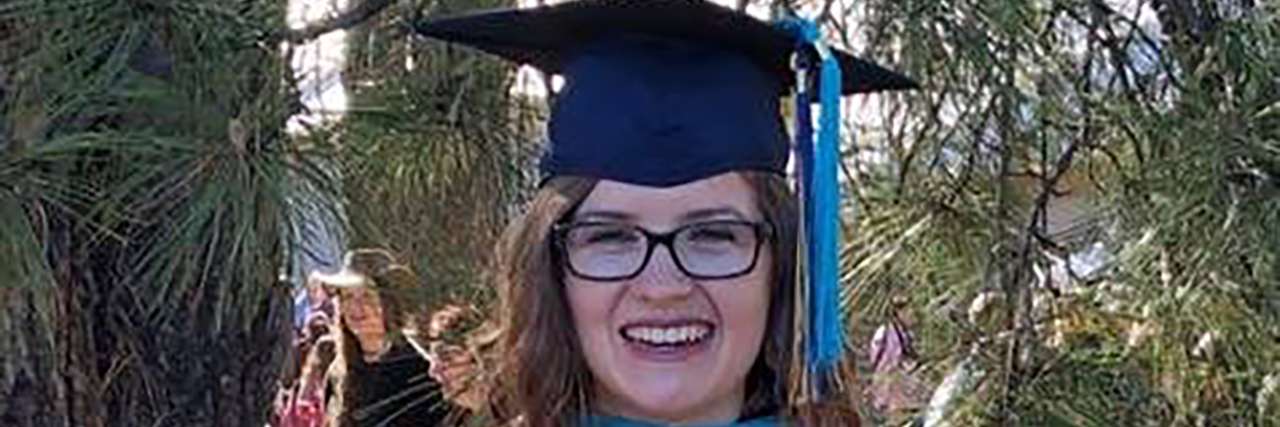 Attending My Graduate School Commencement With Chronic Illness Allysha Snow at graduate school commencenent.