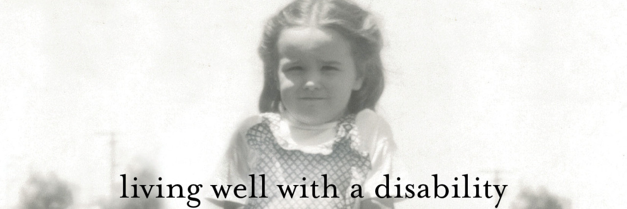 Living With Post-Polio Syndrome "Not a Poster Child" book cover.