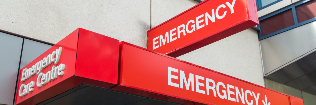Steps to Consider Before Going to the ER picture of entrance to the emergency room