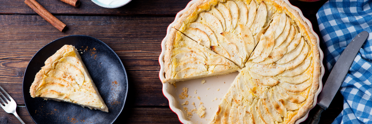 My Mental Health Pushed Me to Seek Chronic Pain Help Pie on a wooden background.