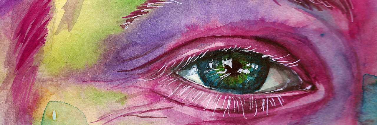 To Anyone Who's Struggling After Kate Spade's Suicide Face with watercolors