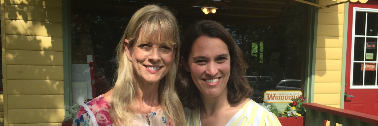 Why Telling Your Story Can Change Others' Lives, and Yours Too The author with Sue, both smiling