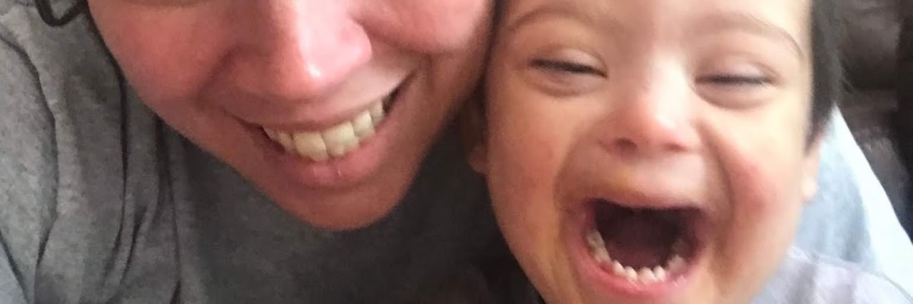 Not Comparing My Son With Down Syndrome as I Discover His Strengths Mother and child selfie photo