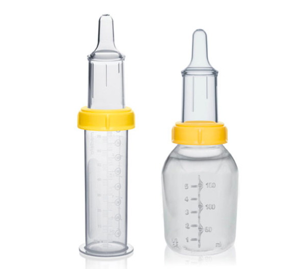 Medela feeder options small and regular