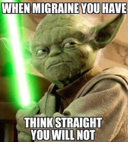 when migraine you have, think straight you will not