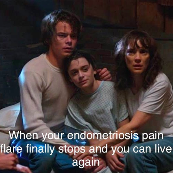 when your endometriosis pain flare finally stops and you can live again