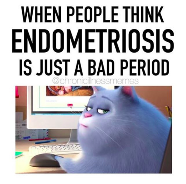 when people think endometriosis is just a bad period
