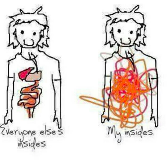 everyone else's insides vs. my insides