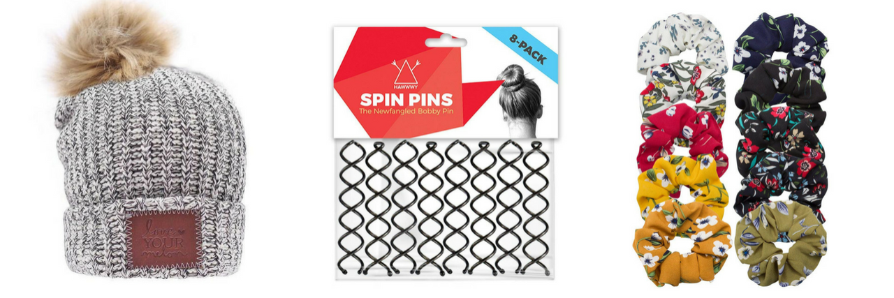 13 Headbands and Hair Accessories for People With Chronic Pain love your melon beanie, spin pins, and scrunchies