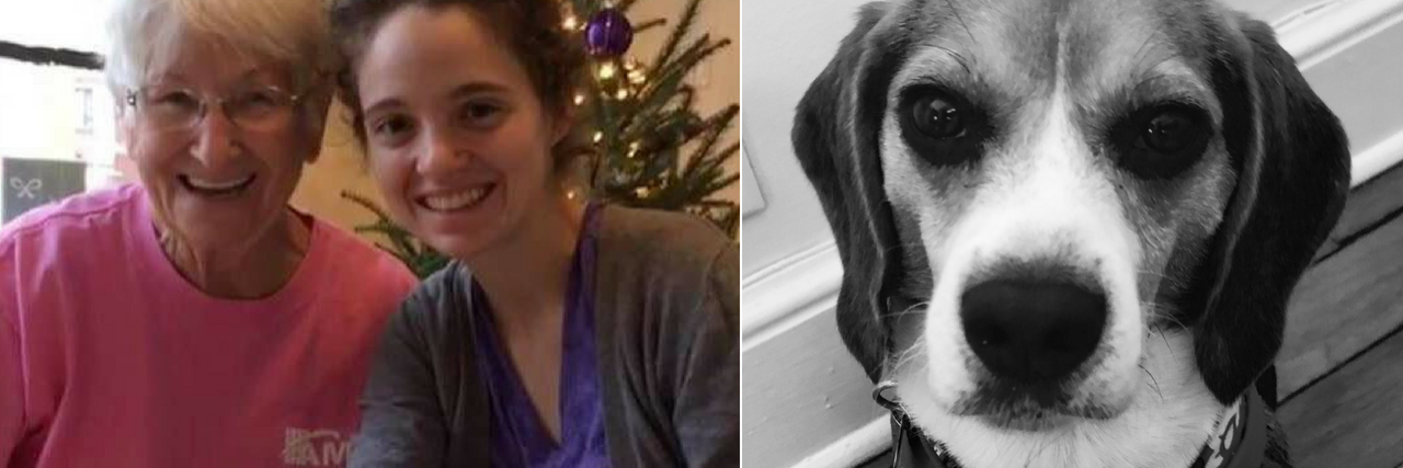 How I Survive Summer Isolation With a Chronic Illness woman and her grandma, and a dog