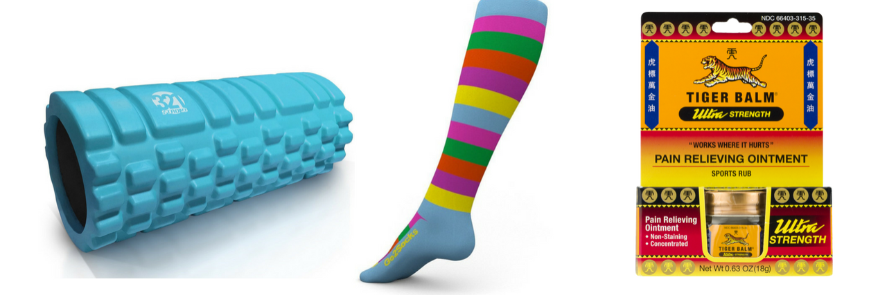 14 Products for Chronic Pain Under $20 foam roller, compression socks, tiger balm