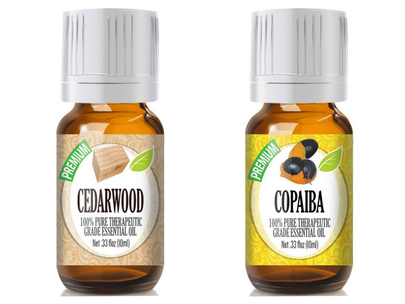 cedarwood and copaiba essential oils