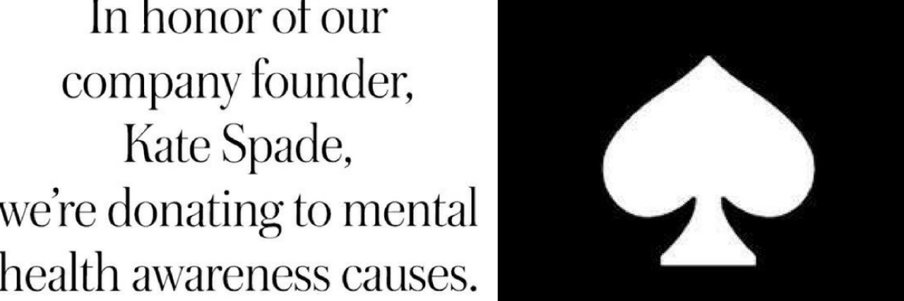 Kate Spade Brand to Donate a Million Dollars to Mental Health Kate Spade's logo