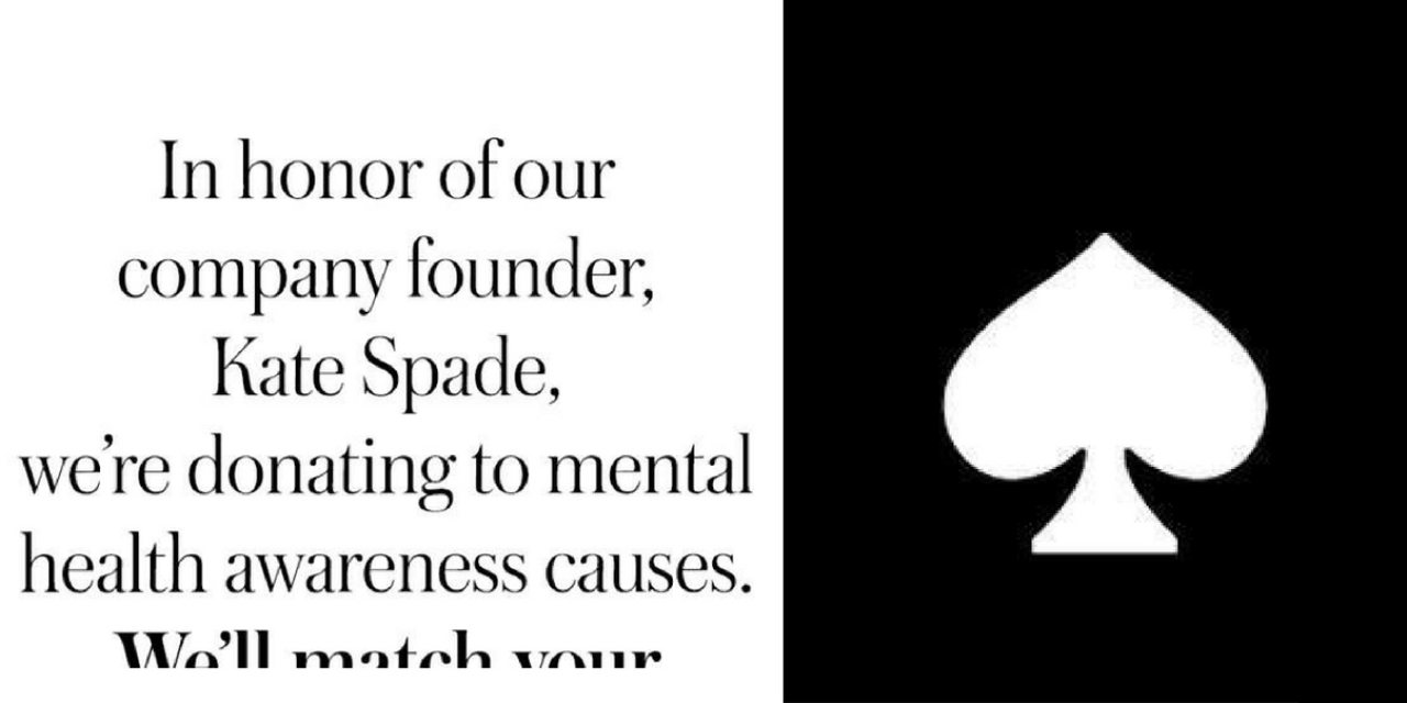 Kate Spade Brand to Donate a Million Dollars to Mental Health The Mighty