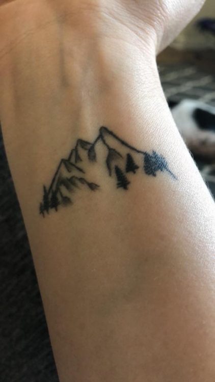 mountains tattoo