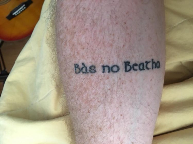 gaelic tattoo