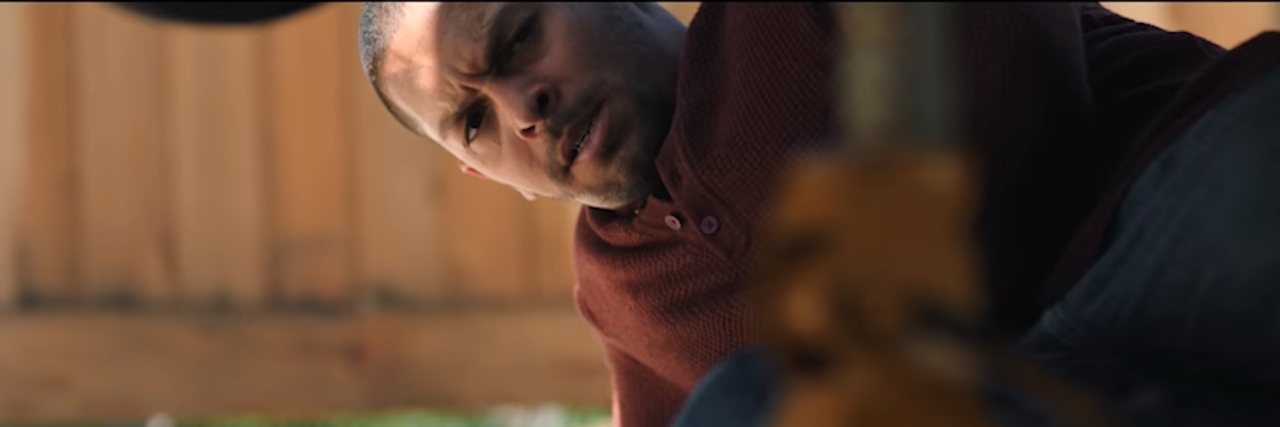 Trump's Anti-Opioid Commercials Show 'How Bad' Opioids Are man looking under car