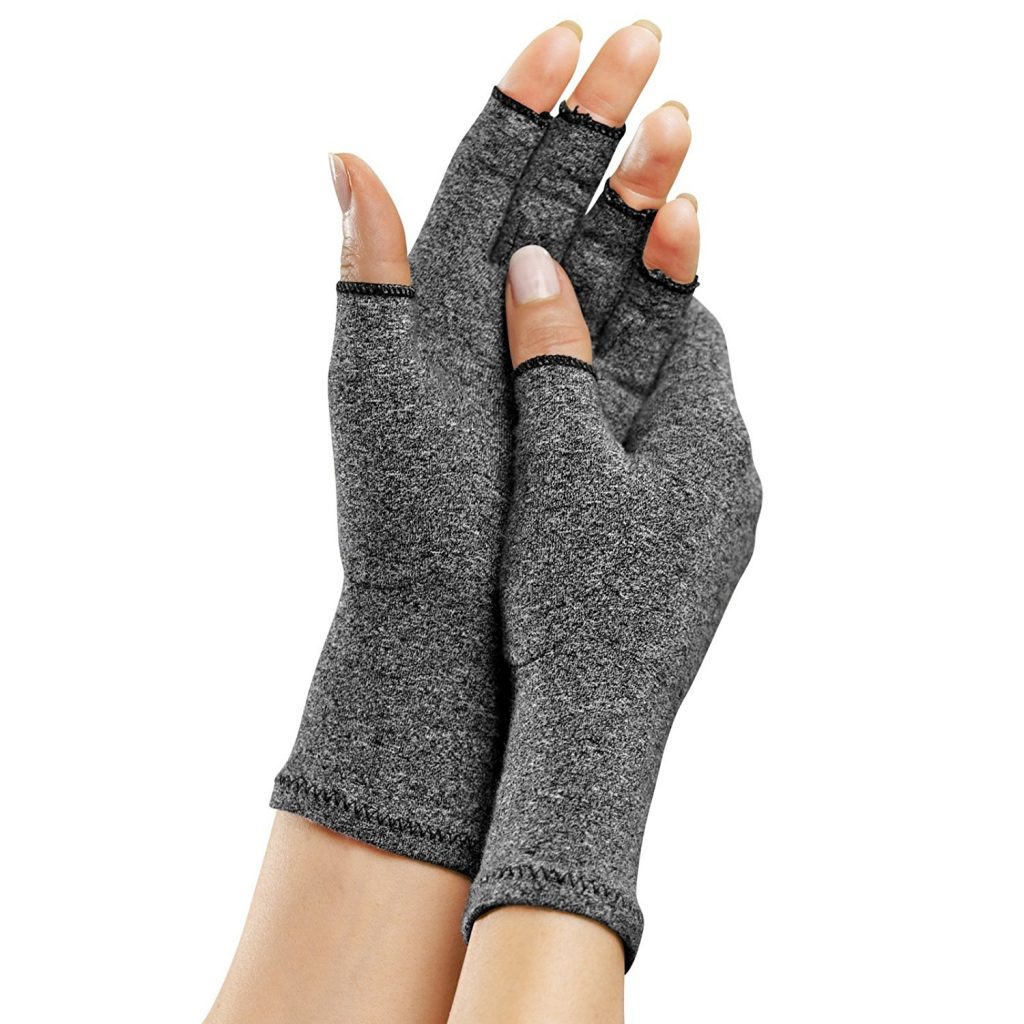 imak fingerless compression gloves
