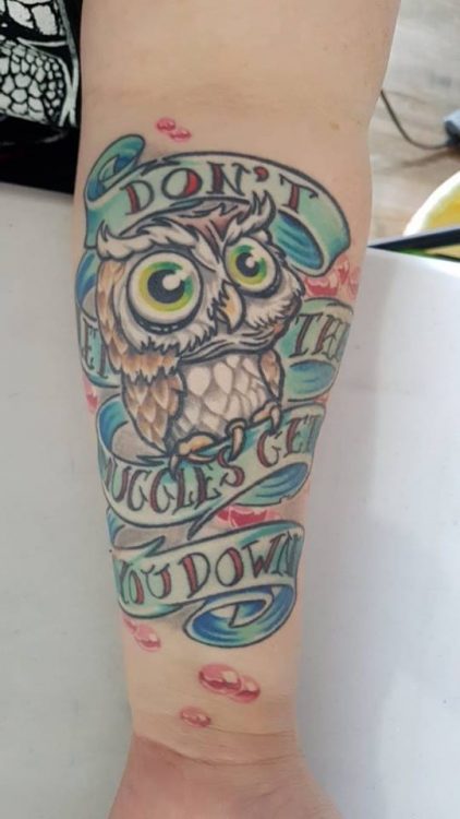 don't let the muggles get you down harry potter tattoo