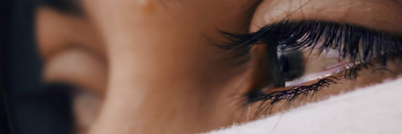 With Every New Suicide in the News, My Heart Breaks woman with tears in her eyes