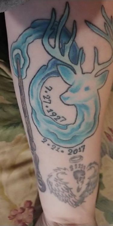 memorial tattoo on wrist