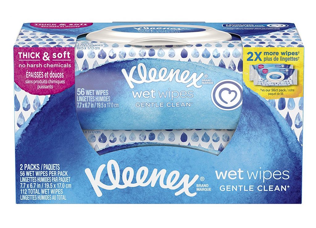 kleenex gentle wet wipes