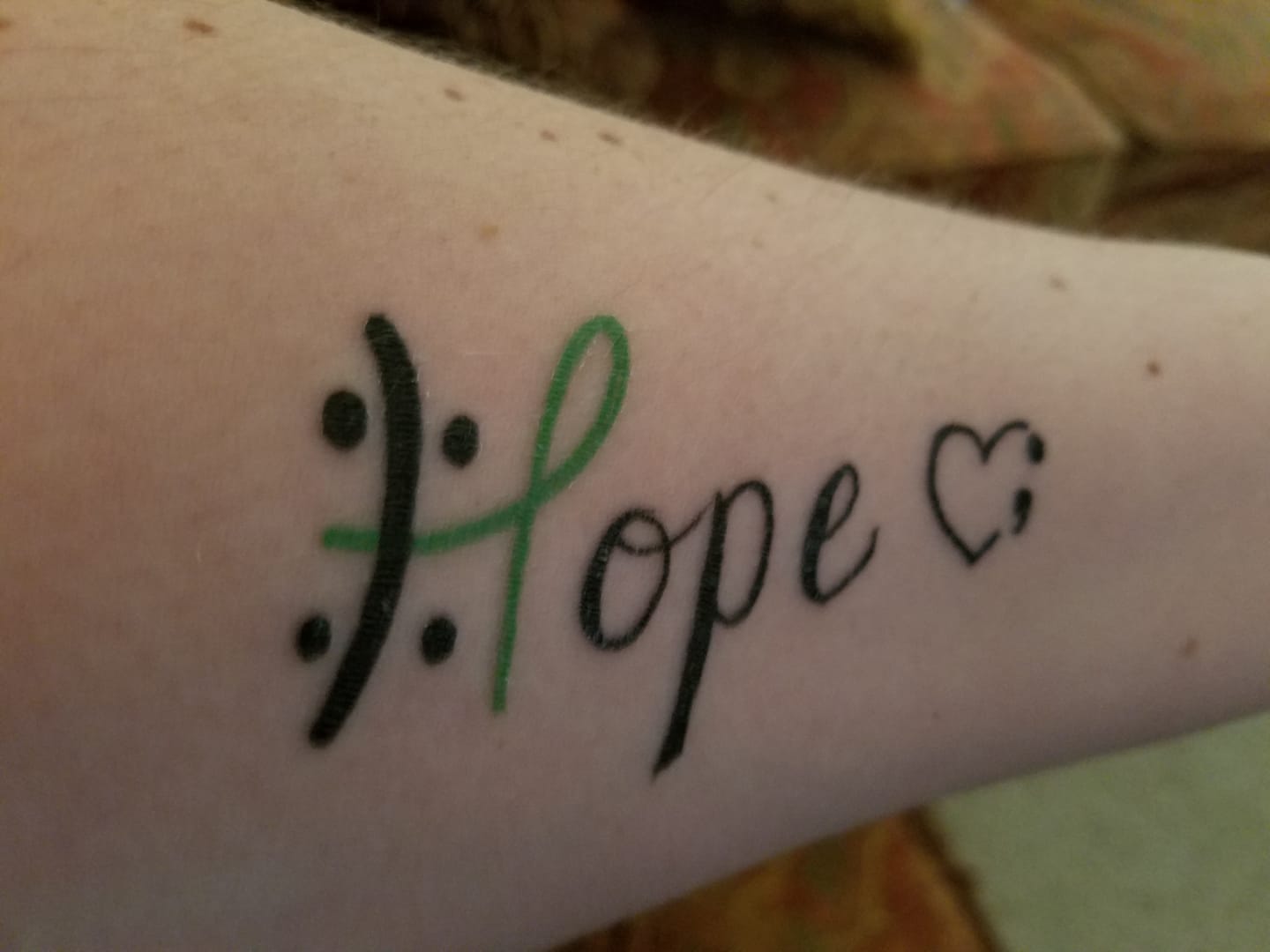 Tattoos serve as motivation for those battling depression mental illness