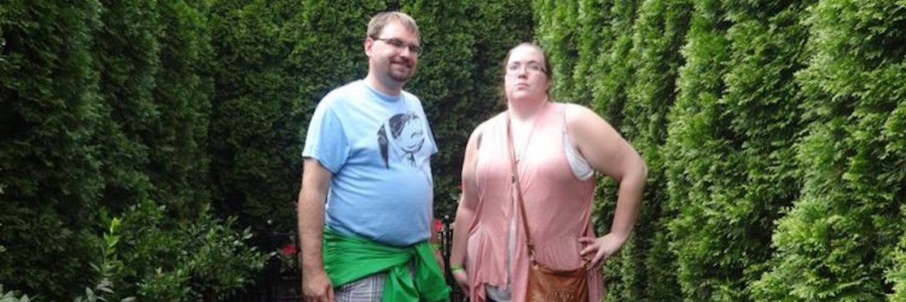 What It's Like Having a Brother Who Is Sick, Too heather ashley and her brother standing among tall shrubs