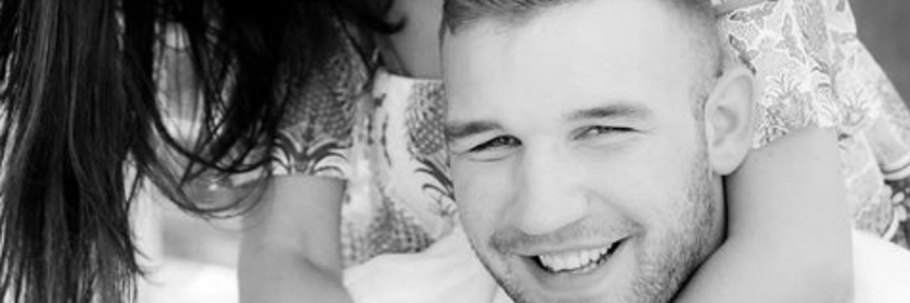 Aaron Armstrong, Boyfriend of 'Love Island' Star Sophie Gradon, Dies Black and white photo of Aaron Armstrong and Sophie Gradon