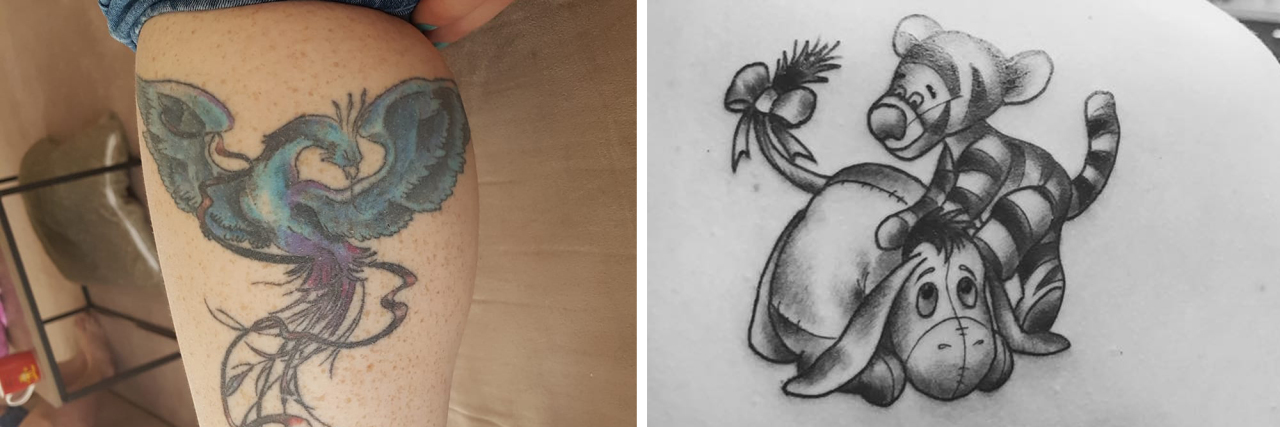 16 Tattoos Inspired by Living With Bipolar Disorder tattoos for bipolar disorder phoenix eeyore tigger