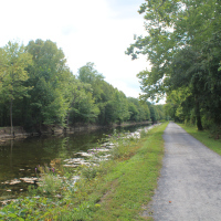 Section of the Erie Canal path, New York.