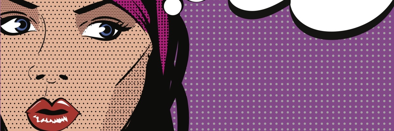 How to Manage Tasks With a Rare, Chronic Illness cartoon of woman with a thought bubble near her head