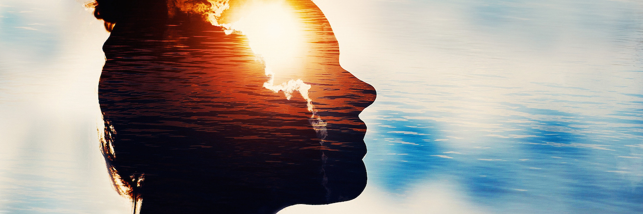 Tips for Life After a Brain Injury A woman with a reflection of the sun in her head.